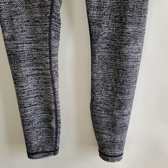 Lululemon Athletica Wunder Under High Rise Coco Pique Black Size 6 - Picture 3 of 12